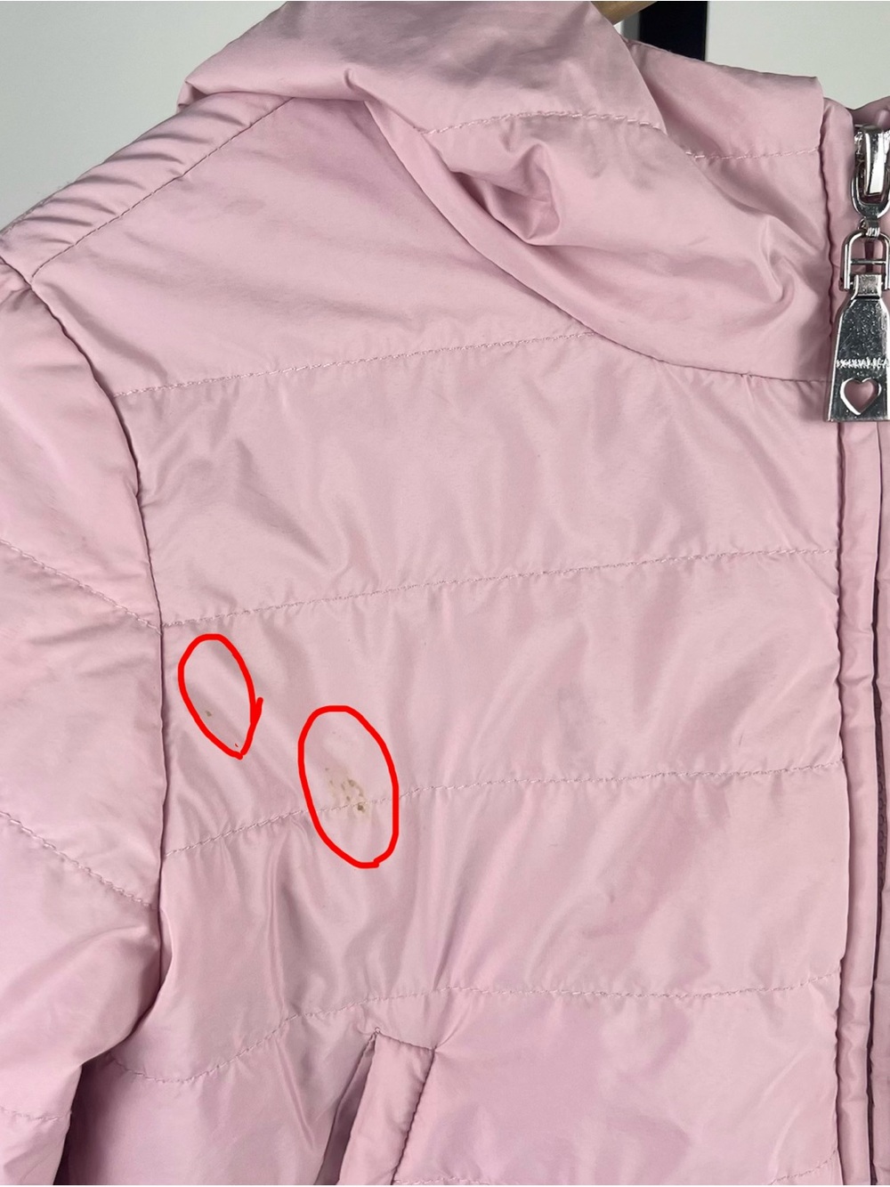 Monnalisa Girls Lightweight Hooded Ruffled Puffer Jacket, Pink, 8Y - Picture 5 of 10